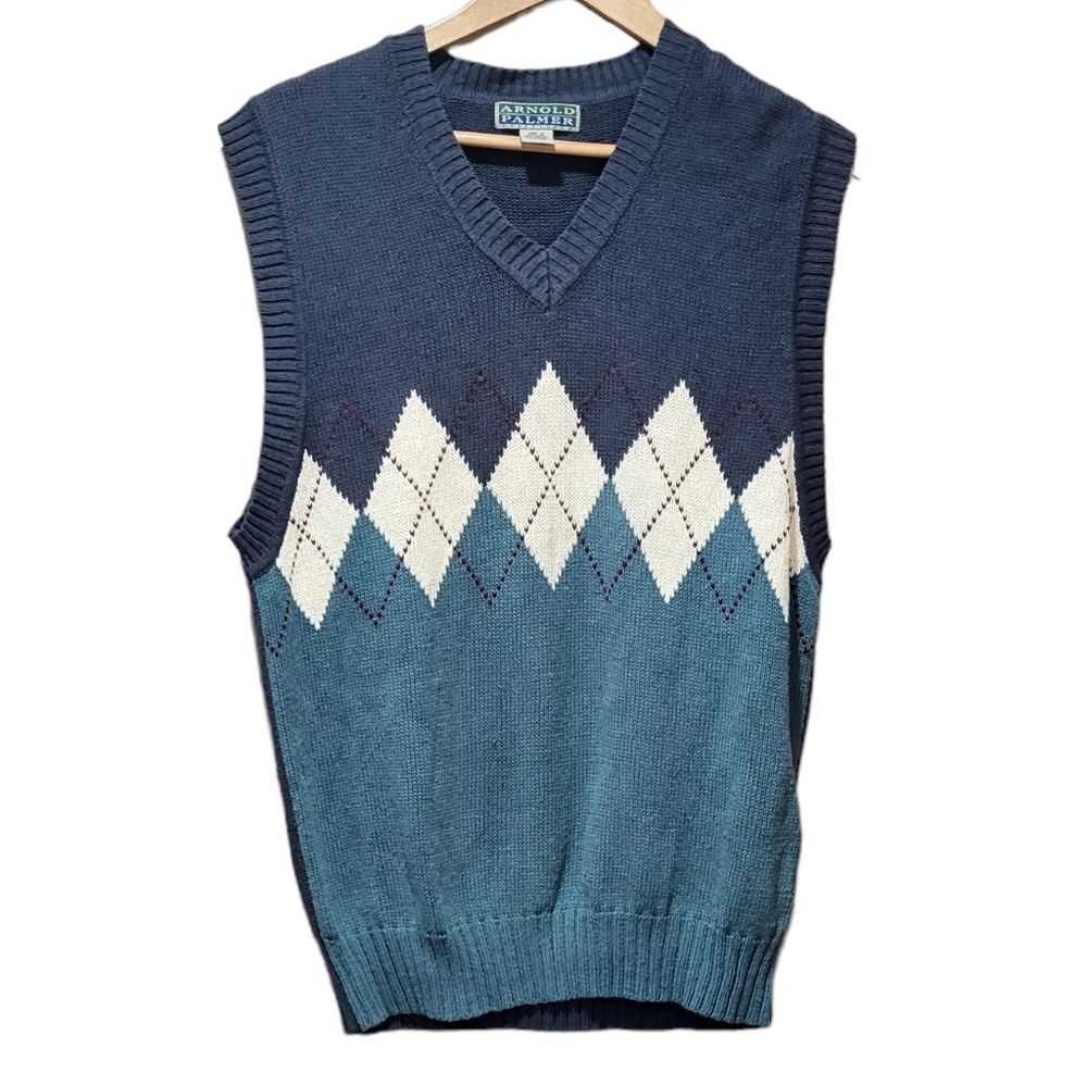*3/$30 Sale* Vintage Arnold Palmer Argyle sweater vest